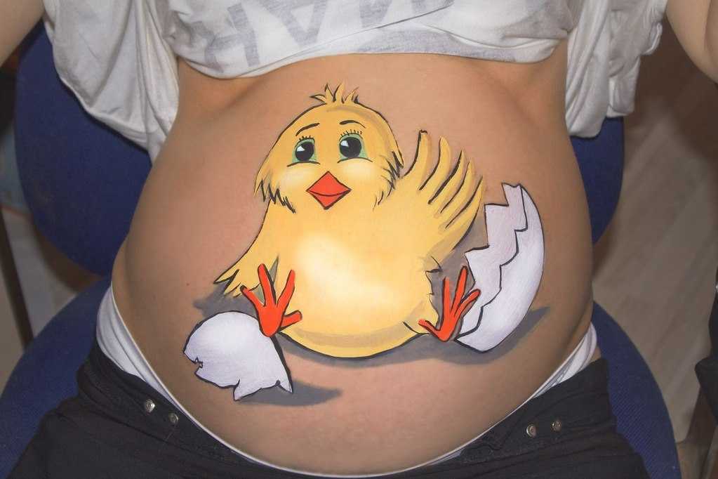 Беременность – это искусство! боди-арт для беременных