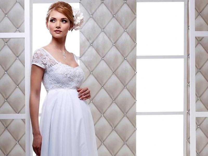 Красивые свадебные платья для беременных (50 фото) — лучшие фасоны для стильных невест