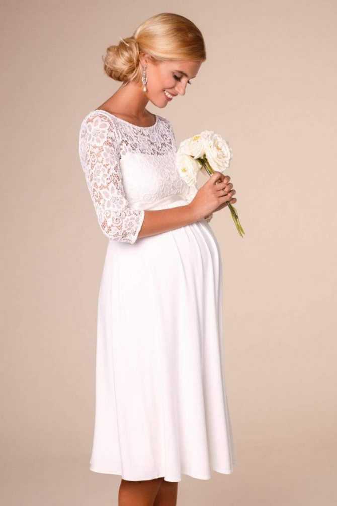 Свадебные платья для беременных: правила выбора (239 фото)