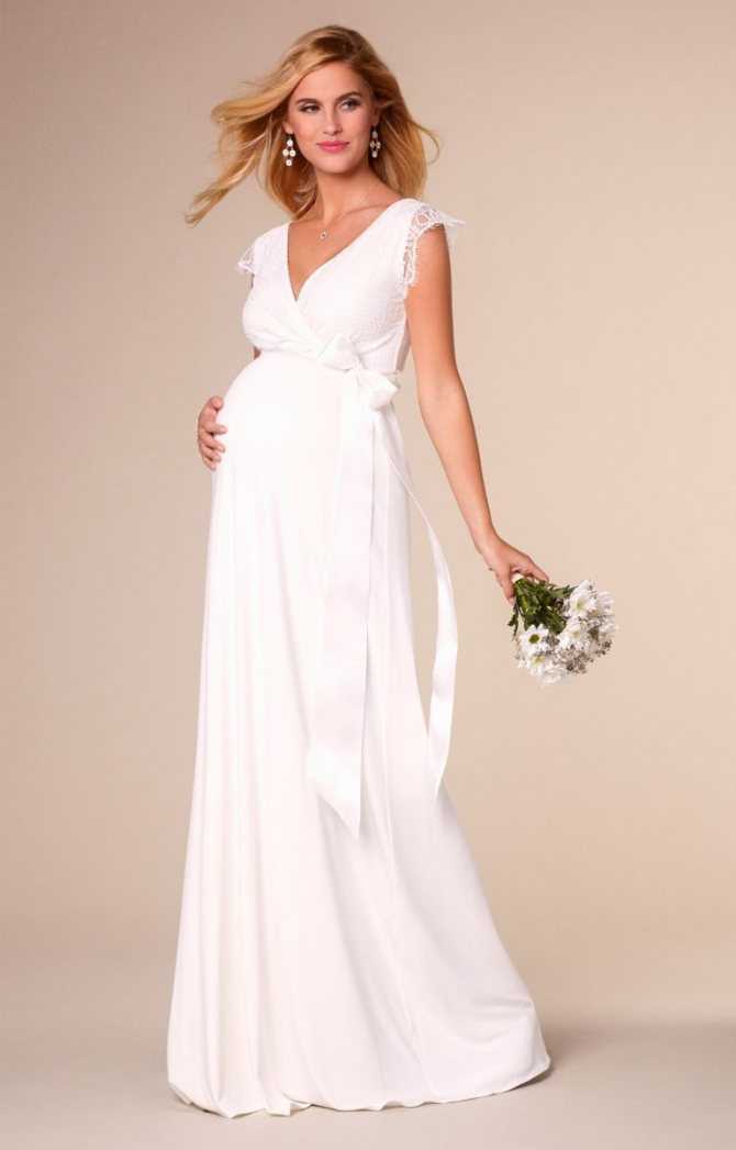 Модные свадебные платья для беременных девушек – короткие и длинные, летние и зимние, греческие и пышные, кружевные и простые