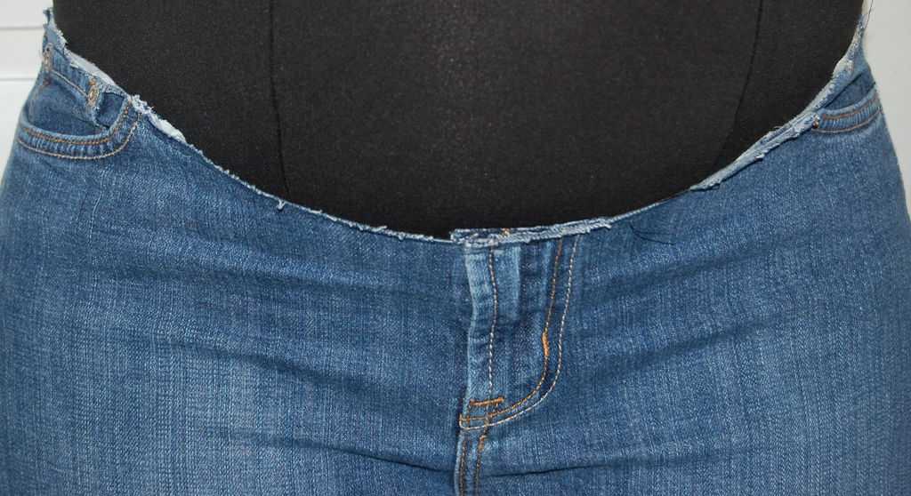 Как перешить брюки для беременных в обычные брюки