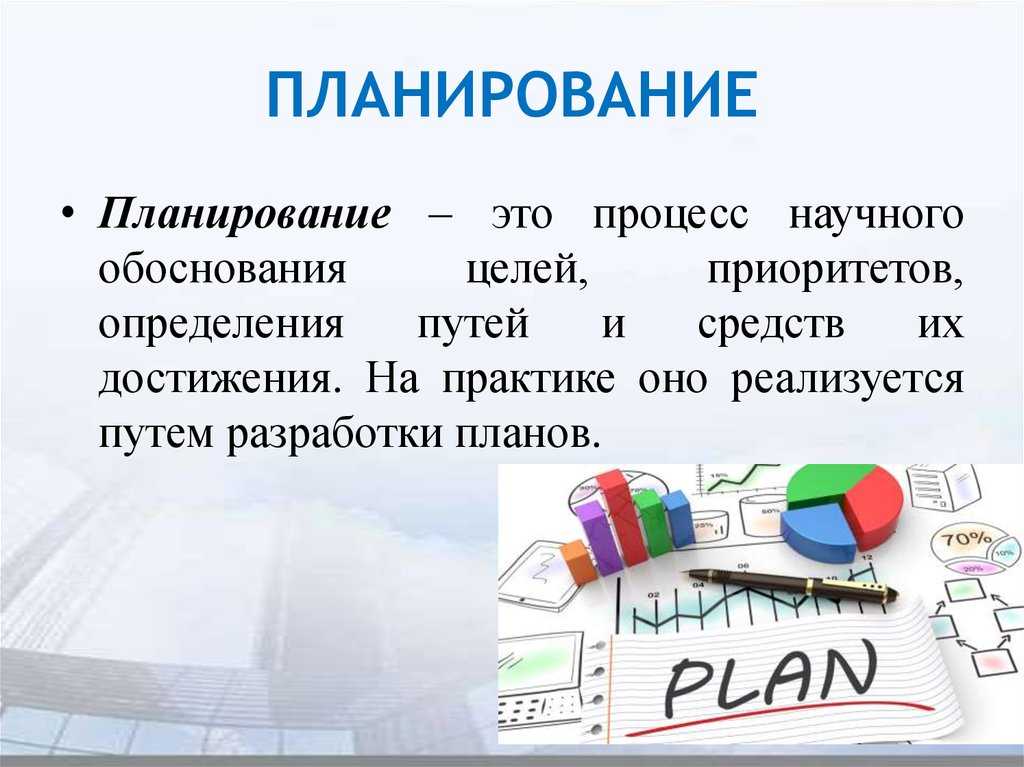 Виды планов, формы планирования, экономика предприятия